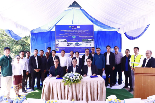 Huay Dueua, Huay Mak-hiao Irrigation Projects Completed in Vientiane